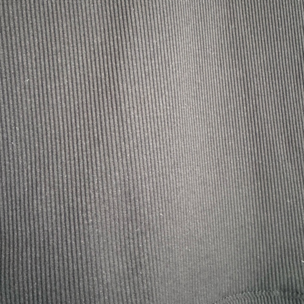 Mono B Size Medium Solid Black Ribbed Athletic Zi… - image 3